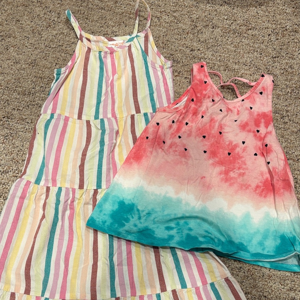 Jumping Beans Multicolor Striped and Watermelon Too